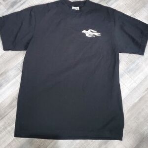 Shaka Wear SuperMAX Heavy Black Graphic T Shirt Size L Streetwear Oversized Boxy